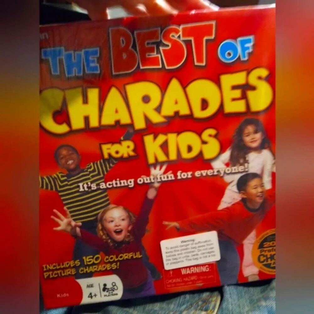 The Best of Charades Board Game for Kids Pressman